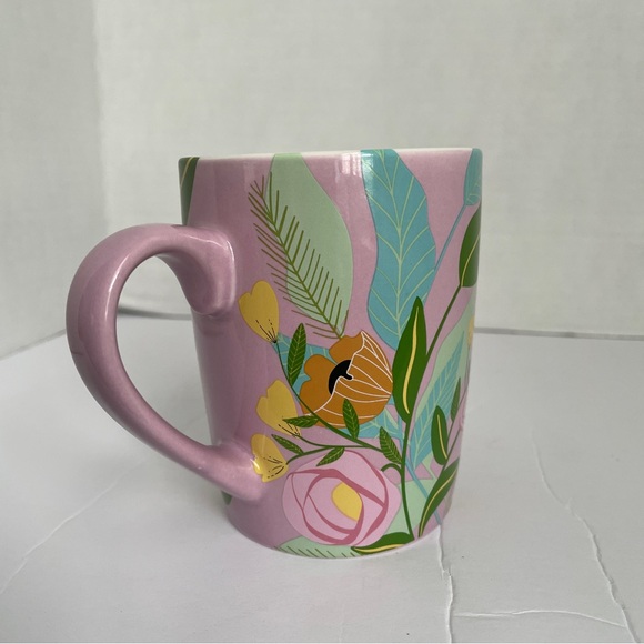 2020 Starbucks Pink Floral 10 oz Coffee Tea Mug Cup. - Picture 4 of 5